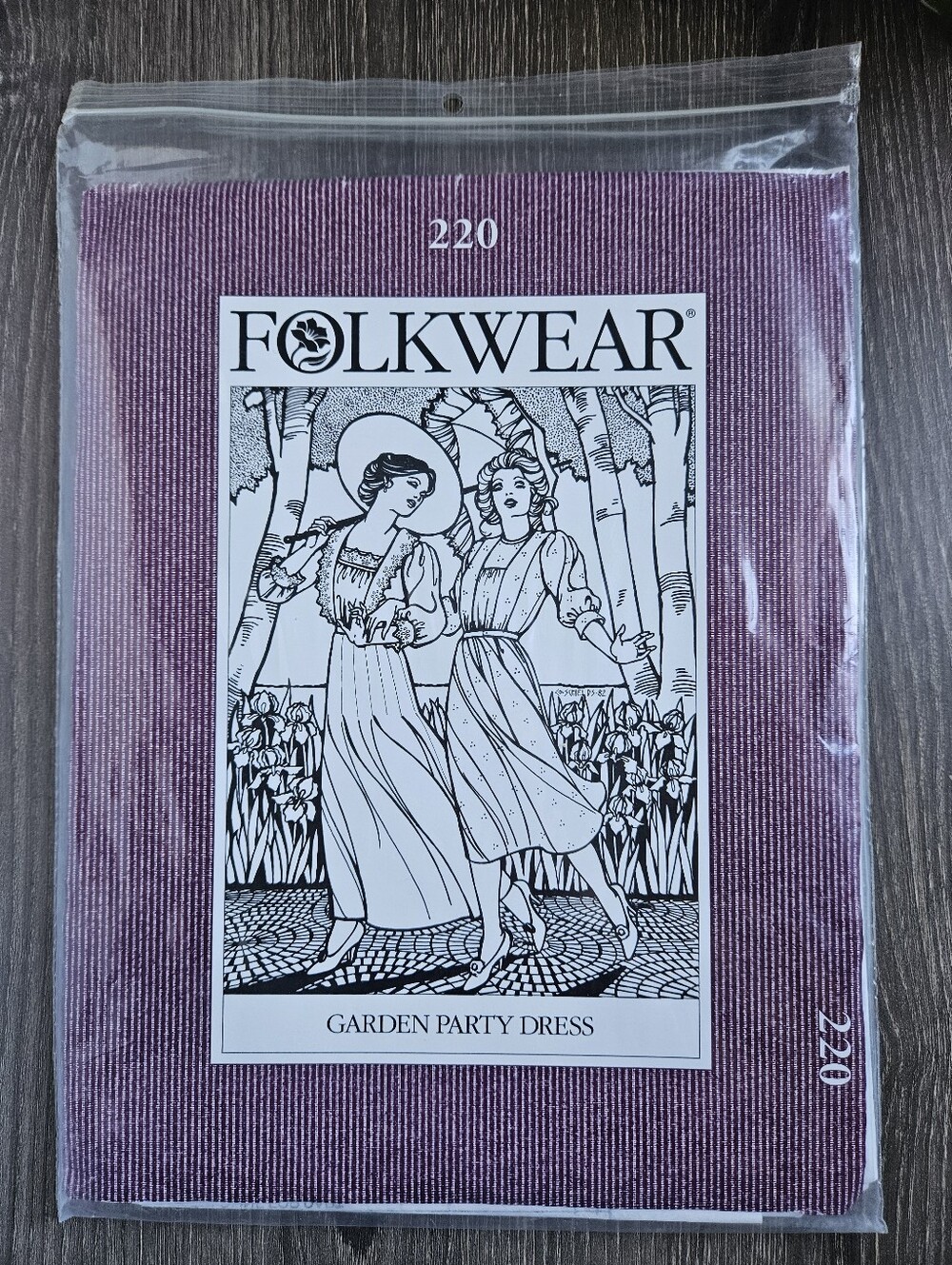 Vintage Folkwear 220 Garden Party Dress Pattern (Size 8-14)
